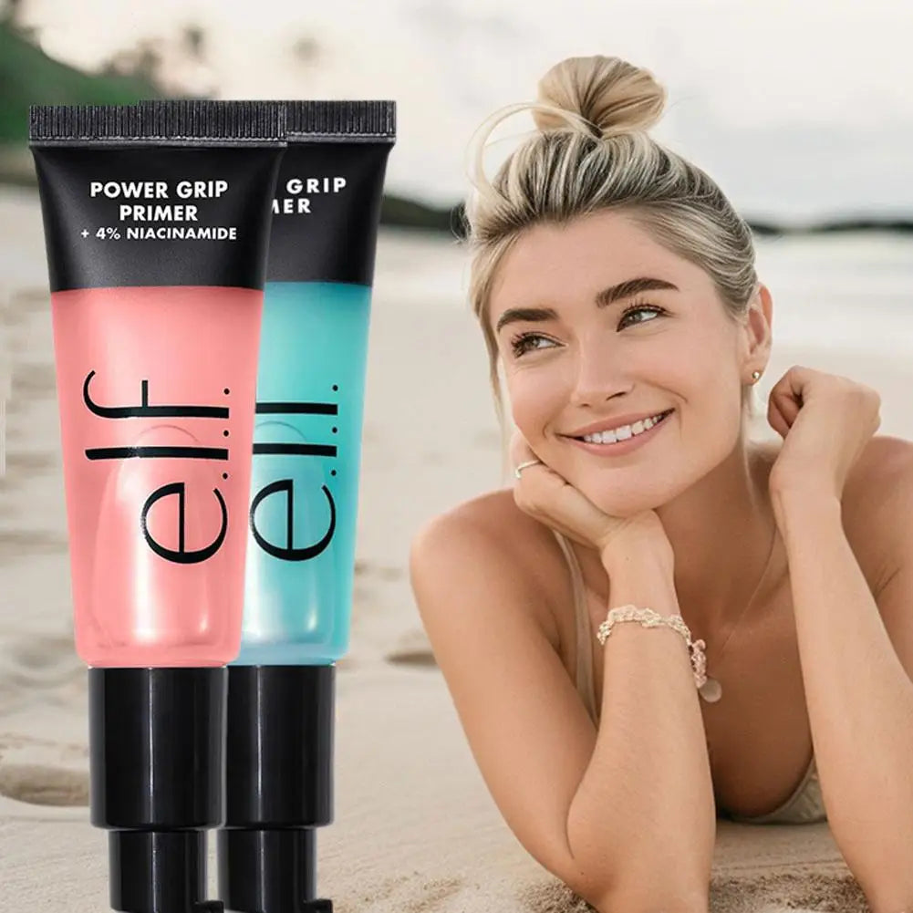 ELF Niacinamide Gel Primer – 4% Niacinamide + Hyaluronic Acid | Hydrating & Brightening Pre-Makeup Base