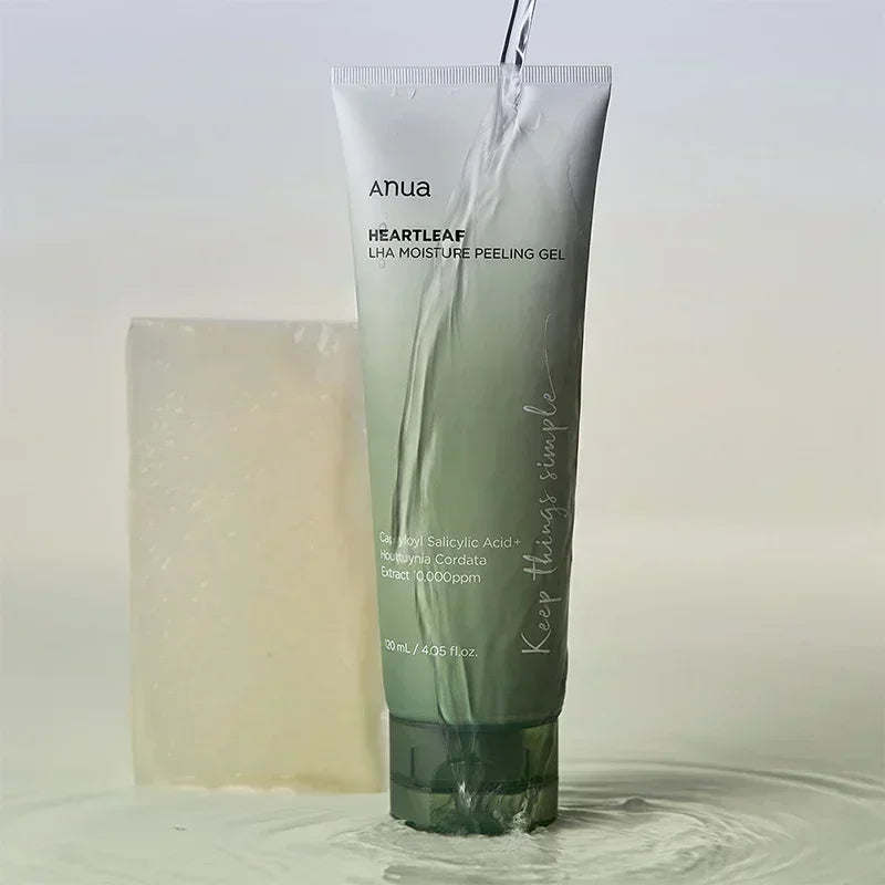 Korean Heartleaf Anua Anti-Aging Skin Care Set β Toner, Essence, Emulsion & Deep Cleansing Facial Wash