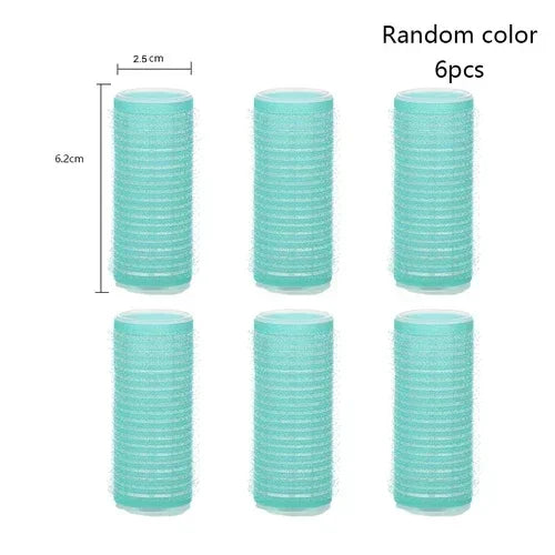 elf-Grip Hair Rollers β Jumbo Hook & Loop Heatless Curlers (6 pcs Set)