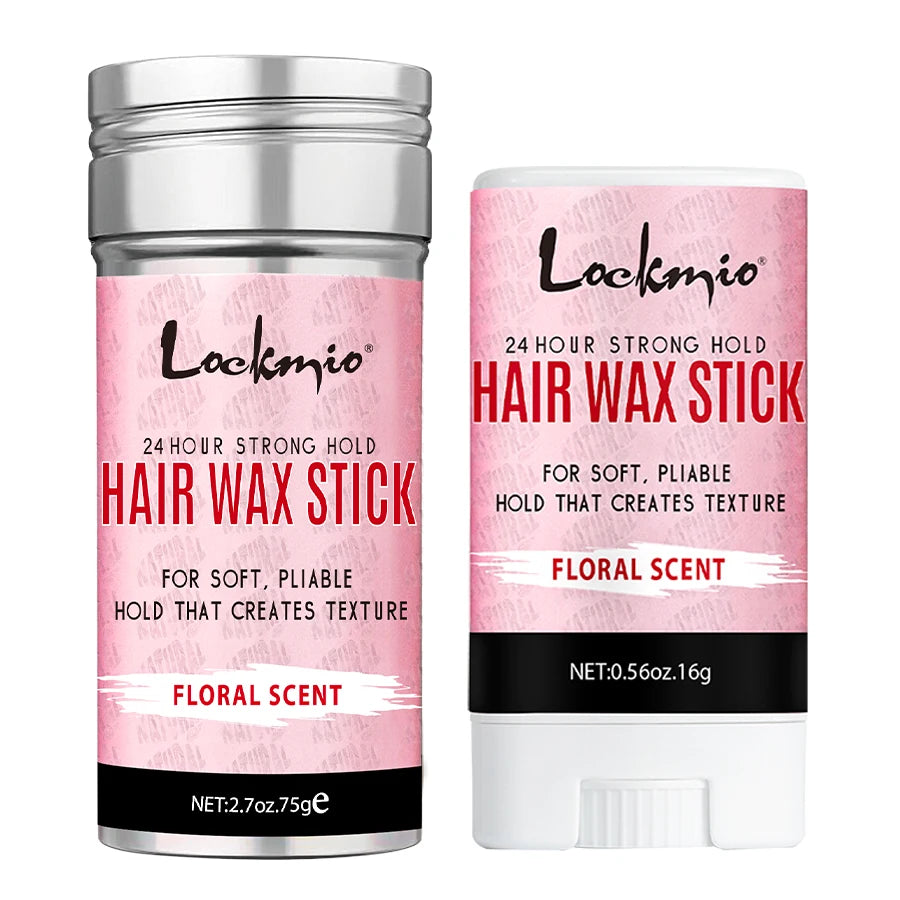 Lockmio Professional Styling Wax Stick – Anti-Frizz Pomade for Flyaways, Natural Hair & Wigs