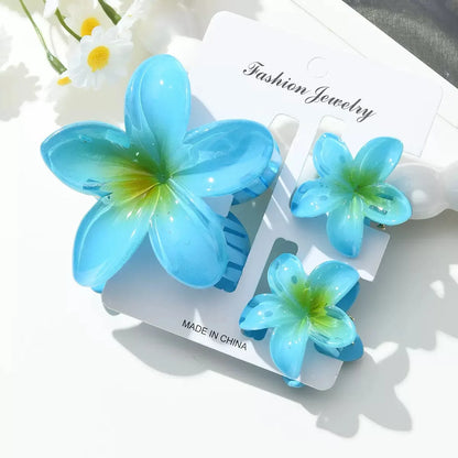 18Pcs Gradient Candy Color Flower Hair Clips – Cute Hair Accessories for Ponytails & Daily Use