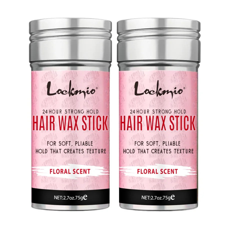 Lockmio Professional Styling Wax Stick – Anti-Frizz Pomade for Flyaways, Natural Hair & Wigs