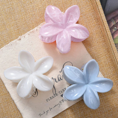 18Pcs Gradient Candy Color Flower Hair Clips – Cute Hair Accessories for Ponytails & Daily Use