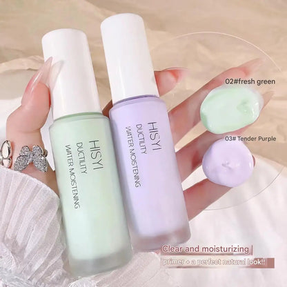 HISYI Silky Clear Isolation Cream – Color Correcting Makeup Primer (Natural, Green, Purple)