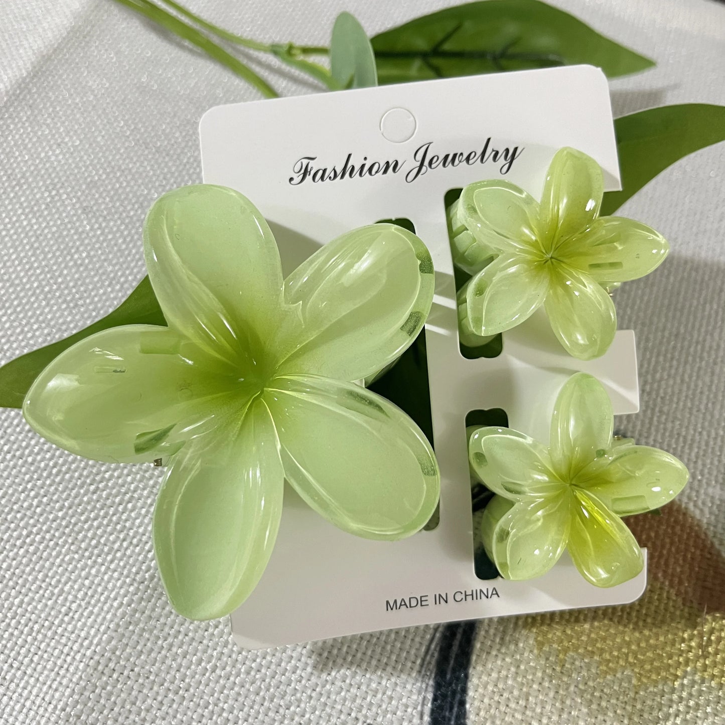18Pcs Gradient Candy Color Flower Hair Clips – Cute Hair Accessories for Ponytails & Daily Use