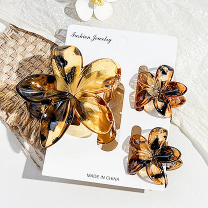 18Pcs Gradient Candy Color Flower Hair Clips – Cute Hair Accessories for Ponytails & Daily Use
