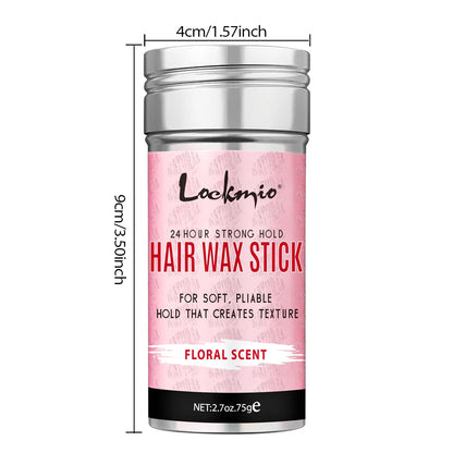 Lockmio Professional Styling Wax Stick – Anti-Frizz Pomade for Flyaways, Natural Hair & Wigs