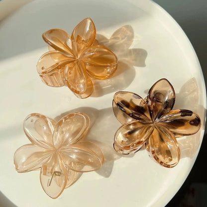 18Pcs Gradient Candy Color Flower Hair Clips – Cute Hair Accessories for Ponytails & Daily Use