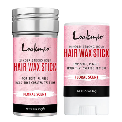 Lockmio Professional Styling Wax Stick – Anti-Frizz Pomade for Flyaways, Natural Hair & Wigs