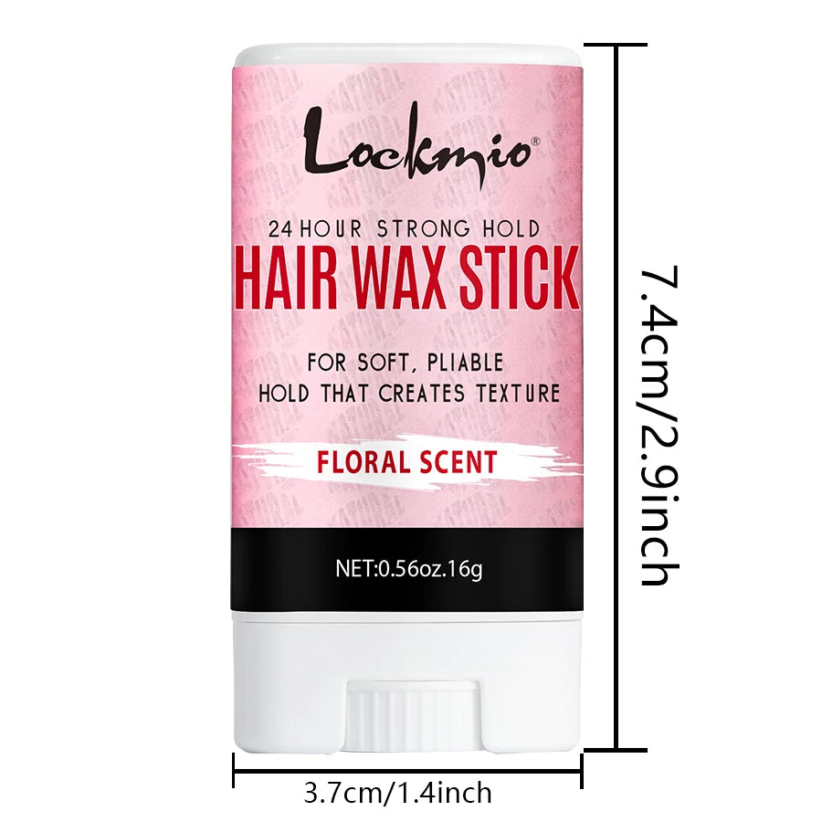 Lockmio Professional Styling Wax Stick – Anti-Frizz Pomade for Flyaways, Natural Hair & Wigs