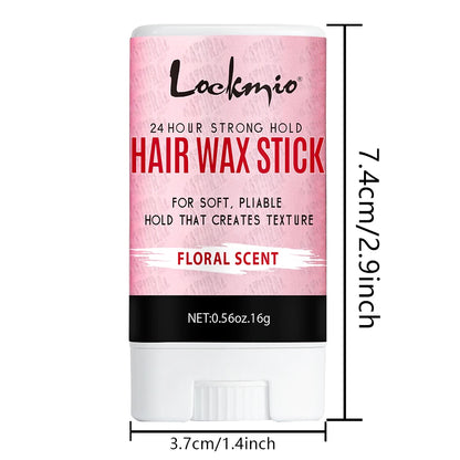 Lockmio Professional Styling Wax Stick – Anti-Frizz Pomade for Flyaways, Natural Hair & Wigs