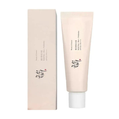 "Anua Rice Probiotic Sunscreen & Essence – Lightweight, Hydrating, Non-Greasy"