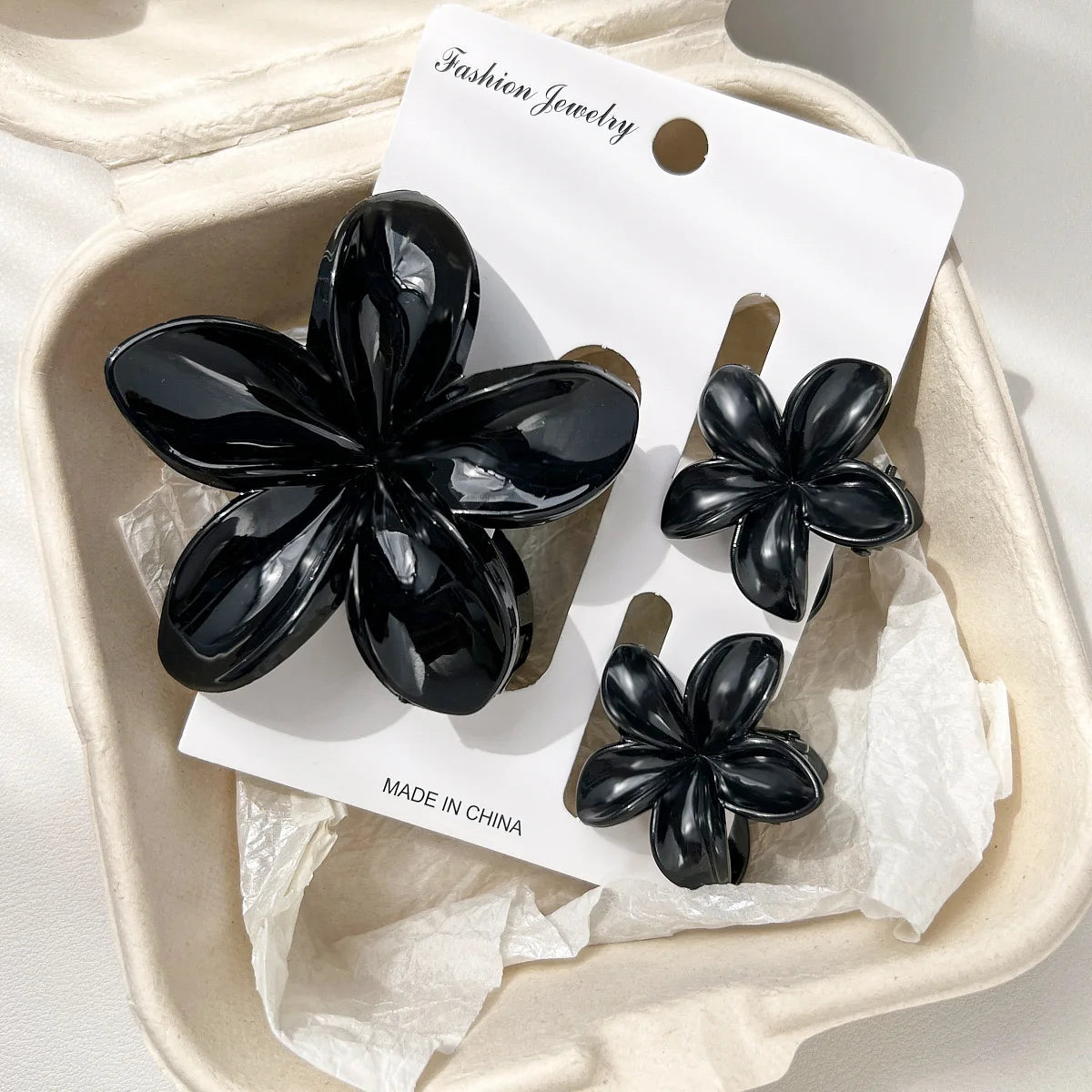 18Pcs Gradient Candy Color Flower Hair Clips – Cute Hair Accessories for Ponytails & Daily Use